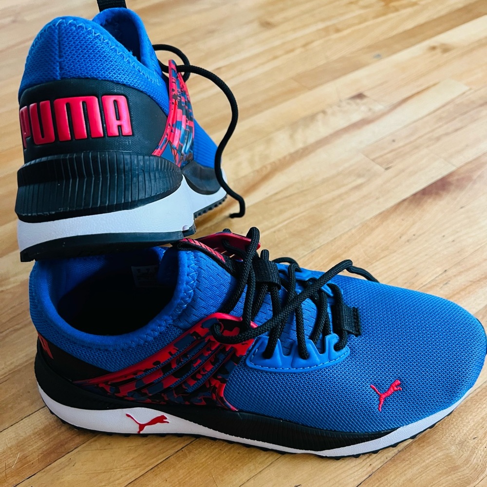 Puma sneakers, big kid size 7
